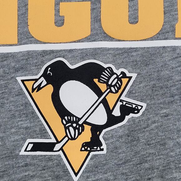 Pittsburgh-Penguins Shirt Womens XL 23x28 Arch Gray - Picture 12 of 13